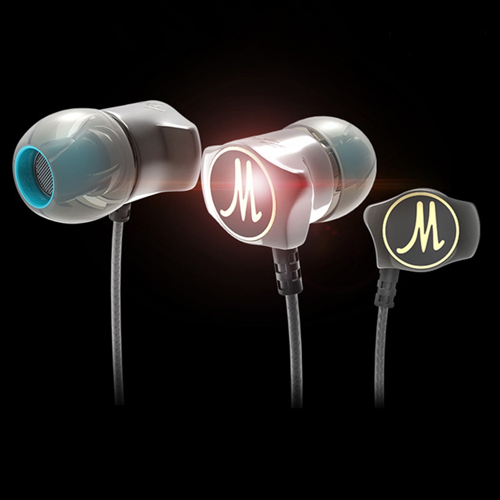 (VNEP) (Berkabel) QKZ DM7 3.5mm In-Ear Headphone Bass HiFi Earphone Headset dengan Mikrofon