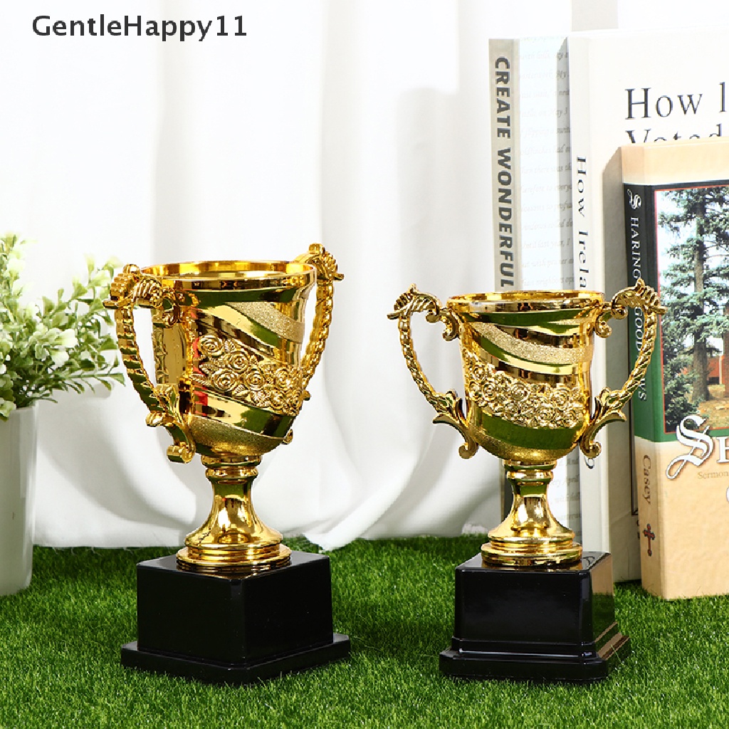 Gentlehappy 1pc Trofi Penghargaan Warna Emas Untuk Anak Sekolah