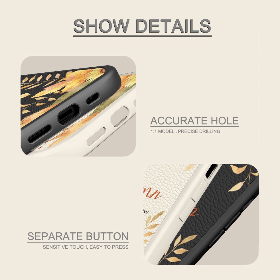 Soft Case Motif Lukisan Minyak Musim Gugur Untuk iPhone 6 / 7 / 8 Plus / X / XR / Xs Max 14 / 13 / 12 / 11 Pro Max