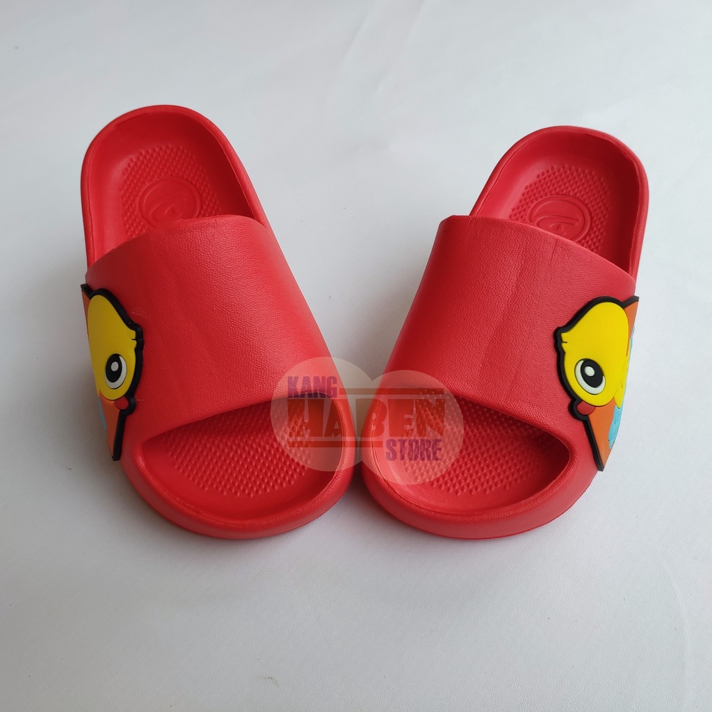 Sandal slop anak Cewek Cowok karakter bebek lucu ringan dan nyaman dipakai 386D DUCK
