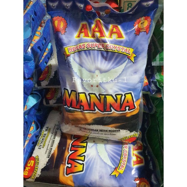 

Beras Manna AAA Kualitas Premium (Super Kepala) 10 kg