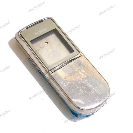 Casing Nokia 8800 Siroco Silver - tanpa kipet/keypad - N8800.