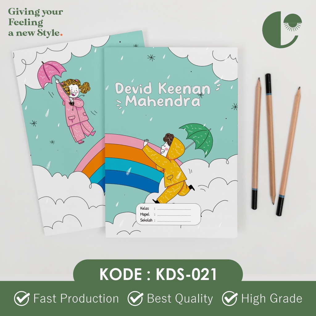 

Sampul Buku Custom | Sampul Aesthetic | Sampul Custom Nama | Free Desain - KDS-021