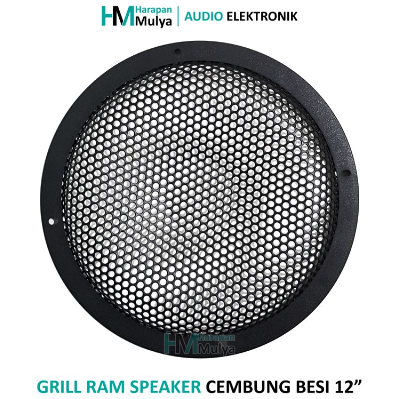 RAM Speaker 12" / Grill 12 inch Besi Cembung