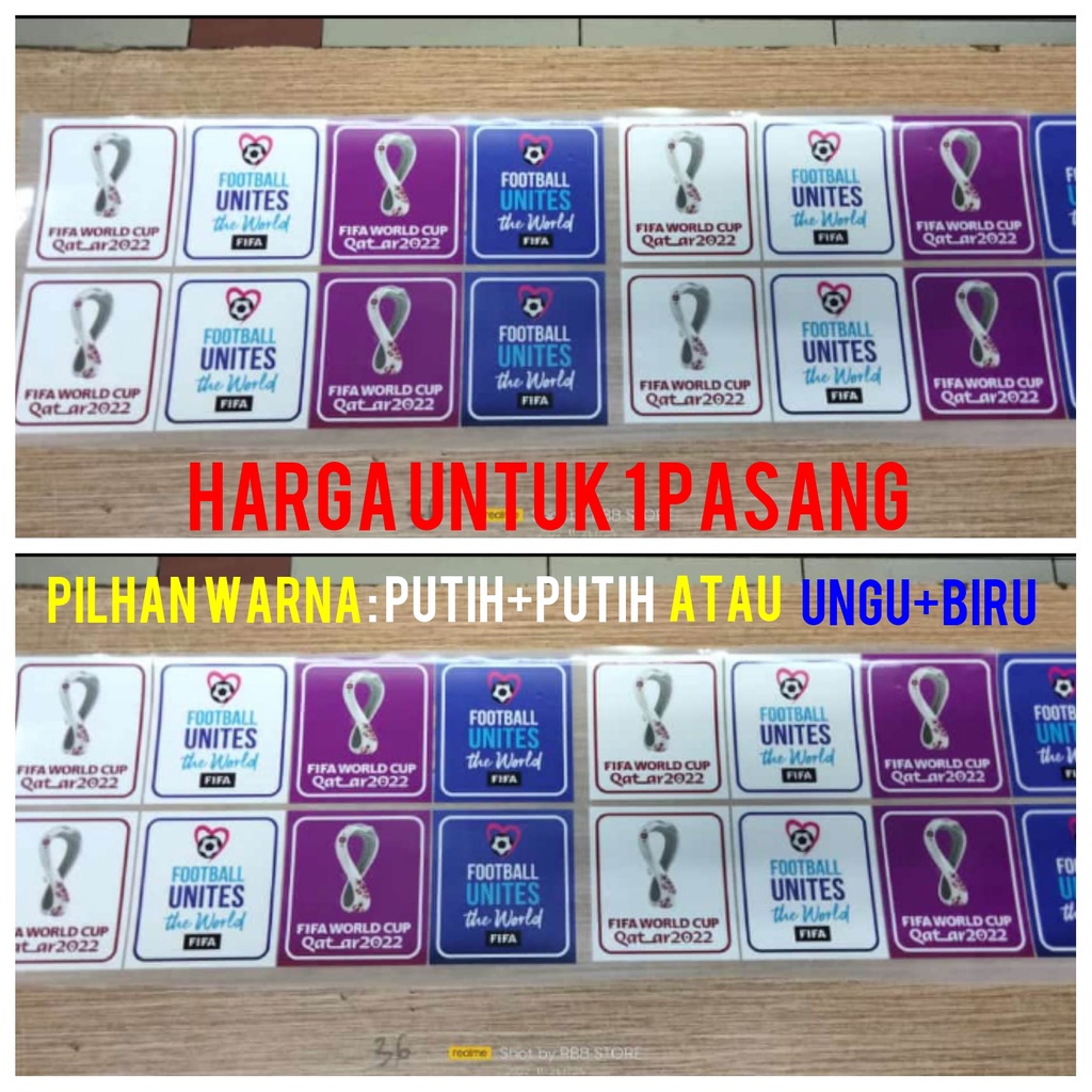 PATCH WORLD CUP 2022 QATAR DTF PRINT