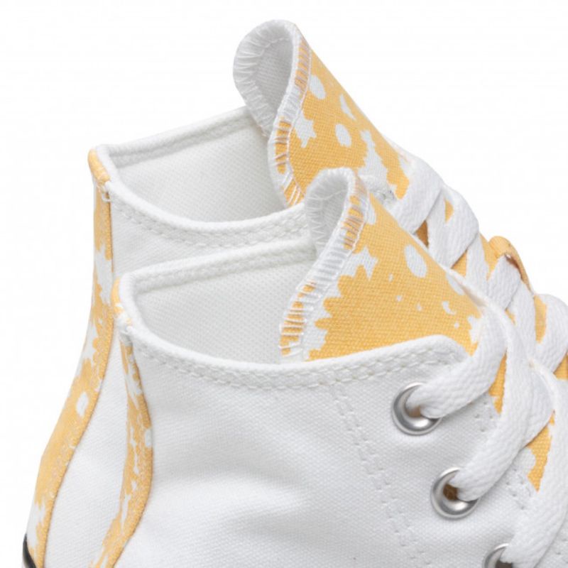 Sepatu Converse CTAS HI White Cyber Mango A01193C Women's Shoes