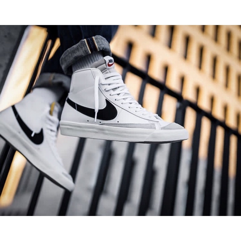 NIKE BLAZER MID 77 VINTAGE WHITE BLACK ORIGINAL