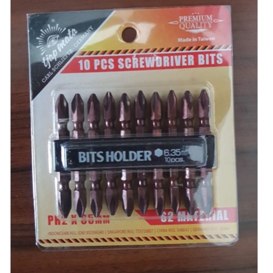 Mata Bor Obeng + / Mata Bor Obeng Gipsun Tjap Mata 65mm Kualitas Bagus