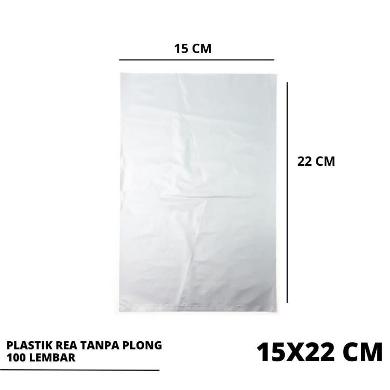 Plastik Packing HD Tanpa Plong Kantong Kresek Online Shop REA 15 x 22