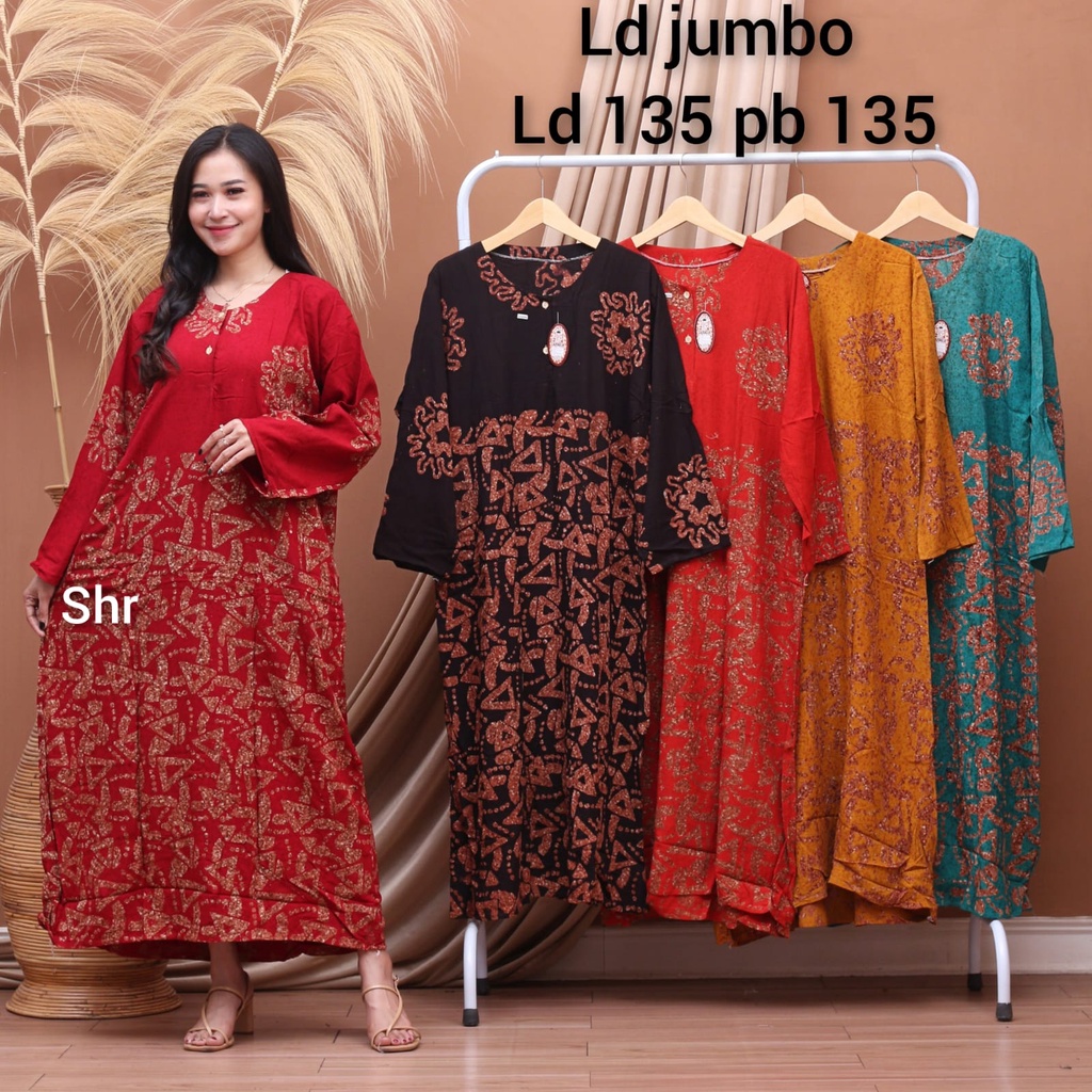 LONGDRES JUMBO BUSUI/GAMIS JUMBO KANCING DEPAN