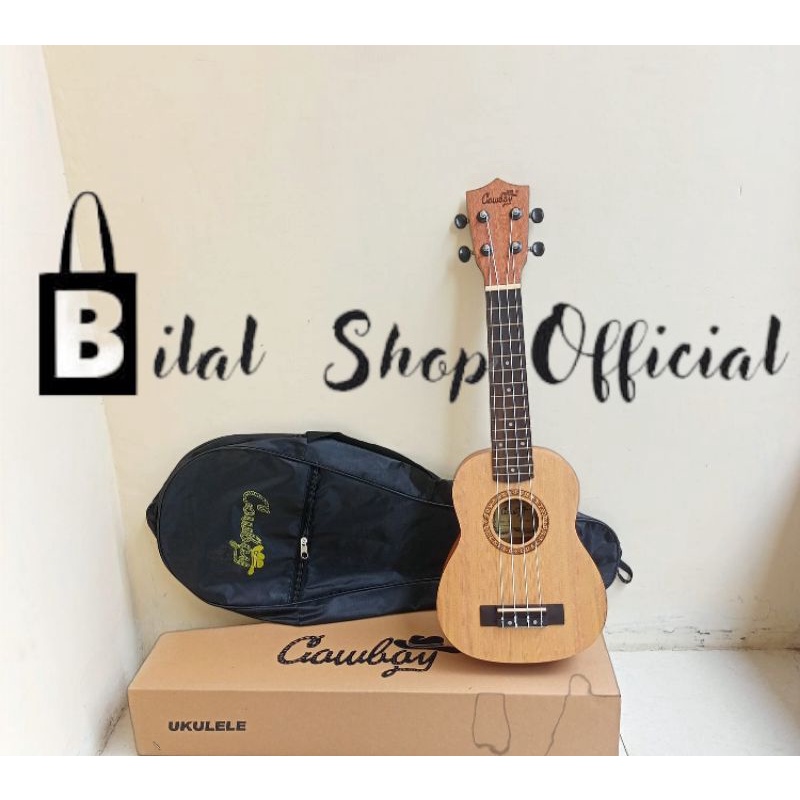 UKULELE COWBOY ORI SOPRANO 21INC / BONUS TAS DAN PICK ORIGINAL COWBOY