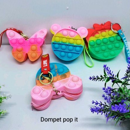 Pop it/Dompet Pop it karakter warna random harga/pcs