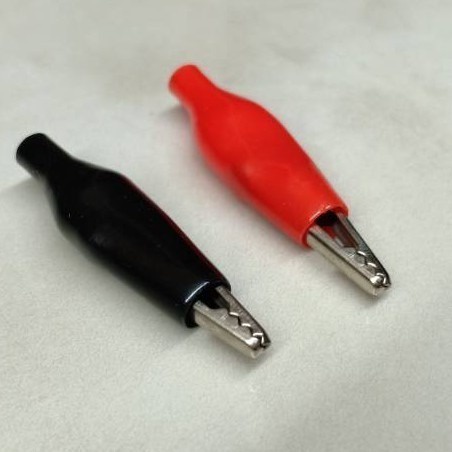Capit Buaya Sedang Crocodile CLip Hitam dan Merah
