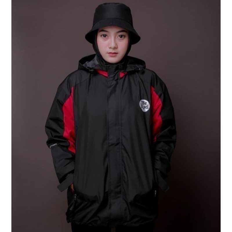 Black Maroon Jaket The Bojiel More Jaket Parasut Jaket Outdoor