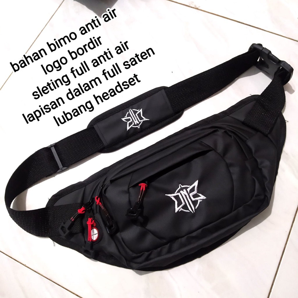 DnZ Tas selempang pria wanita waistbag waterproof tas pinggang distro premium