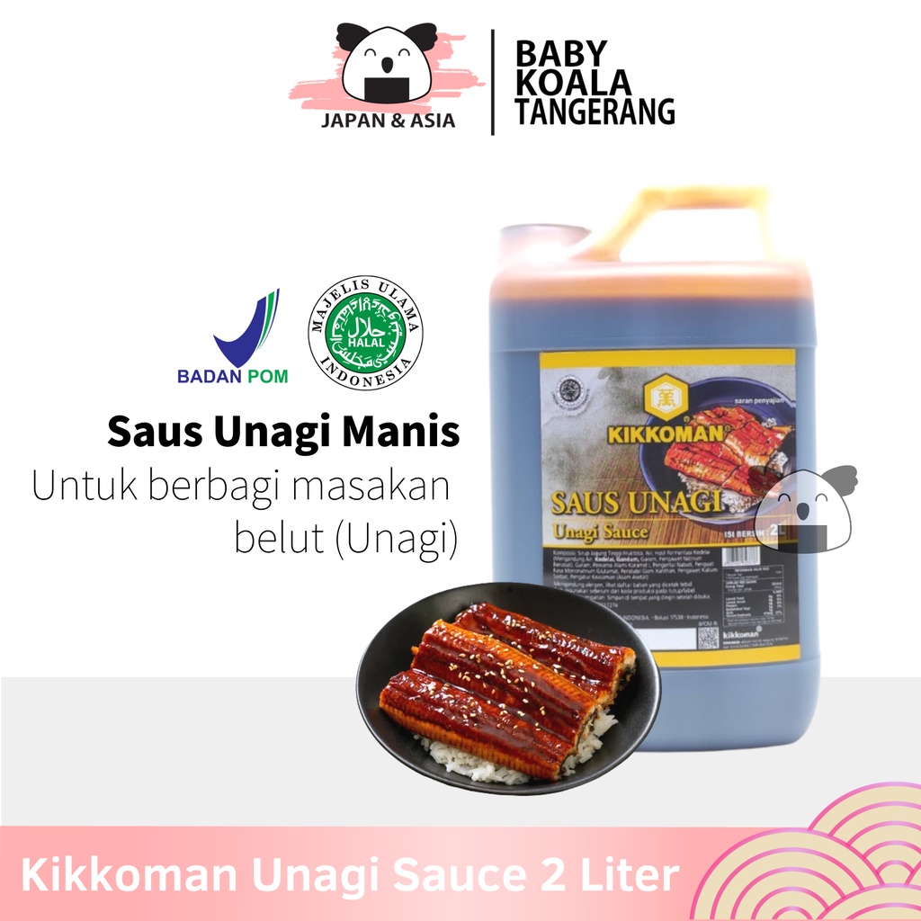 

KIKKOMAN Unagi Sauce Ikan Bakar 2 Liter Halal.