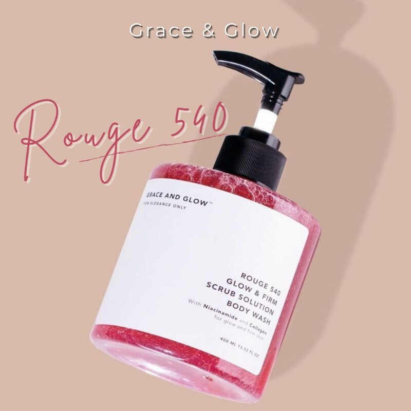 Grace And Glow Rouge 540 Gentle Body Wash-Untuk Mengencangkan Kulit Tubuh-400ml