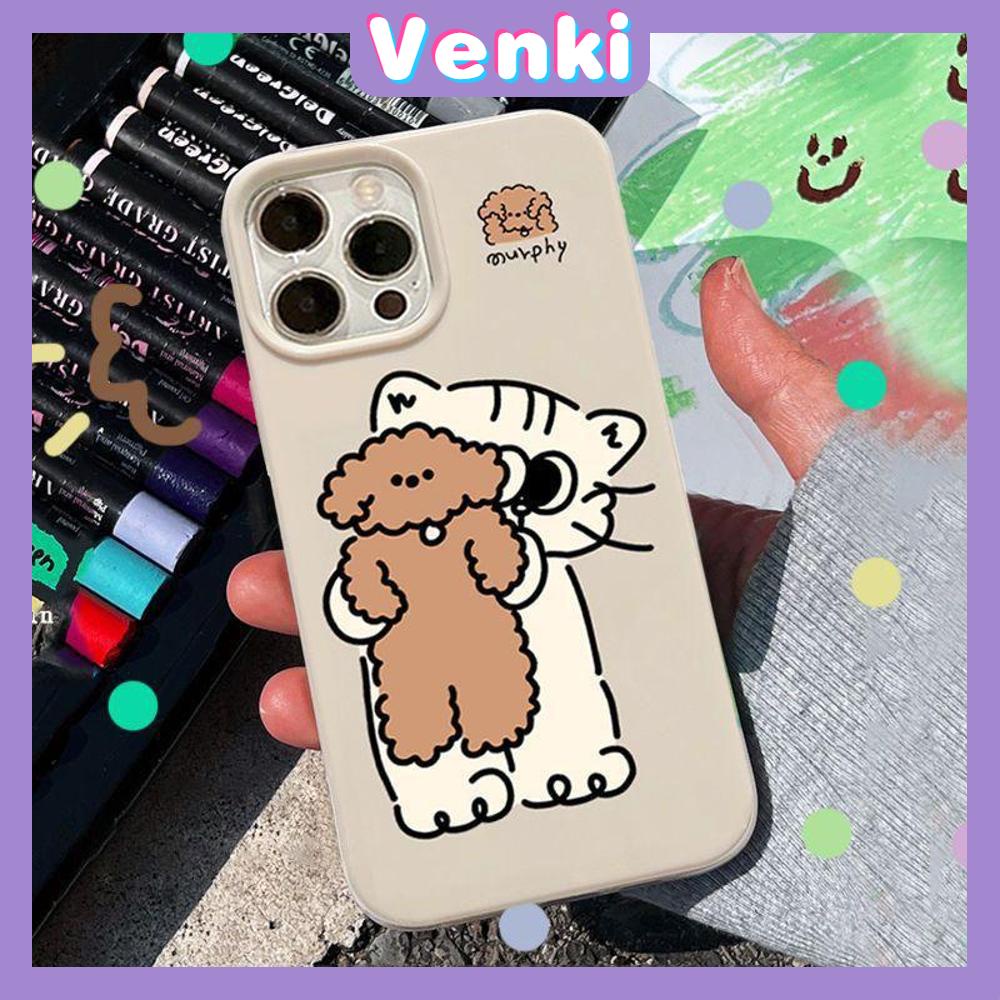 Case iPhone 14 Pro Max TPU Soft Case Cartoon Cute Cat Glossy Khaki Candy Case Camera Protection Shockproof For iPhone 14 13 12 11 Plus Pro Max 7 Plus X XR