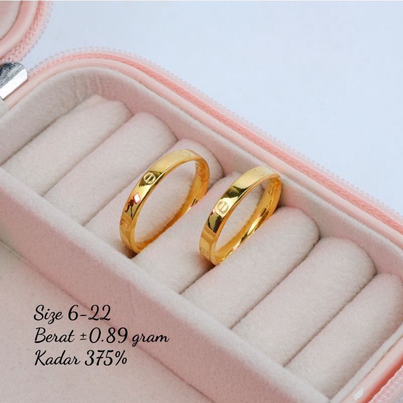 CINCIN RING POLOS MOTIF KADAR 375%,300%