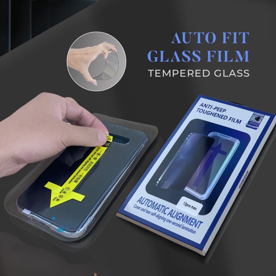 Tempered Glass AUTO FIT iPhone 7+ 8+ X XS XR XS MAX 11 PRO 11 PROMAX 12 PRO 12 PROMAX 13 PRO 13 PROMAX 14 PLUS 14 PRO 14 PROMAX