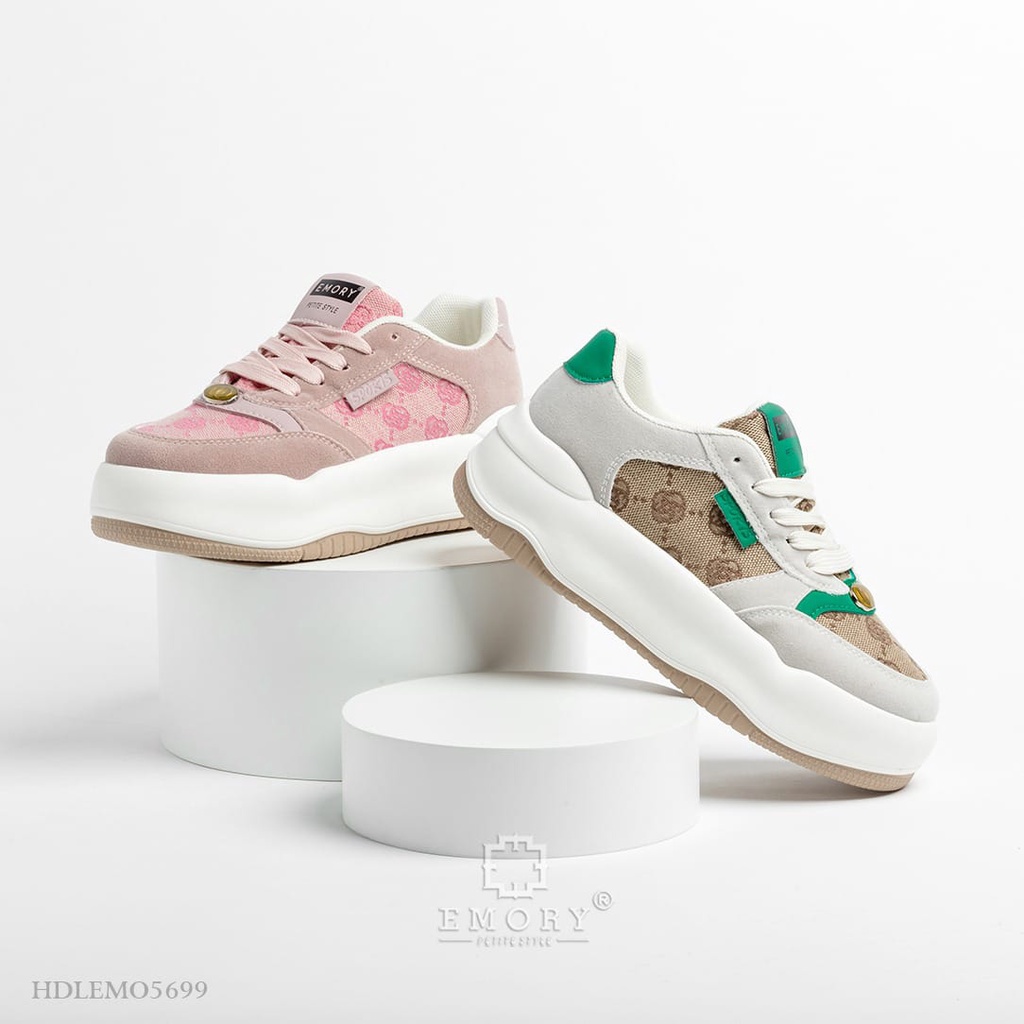SB EMORY Dallyna Sepatu Wanita Sneakers Wedges Import HDLEMO5699.3B4