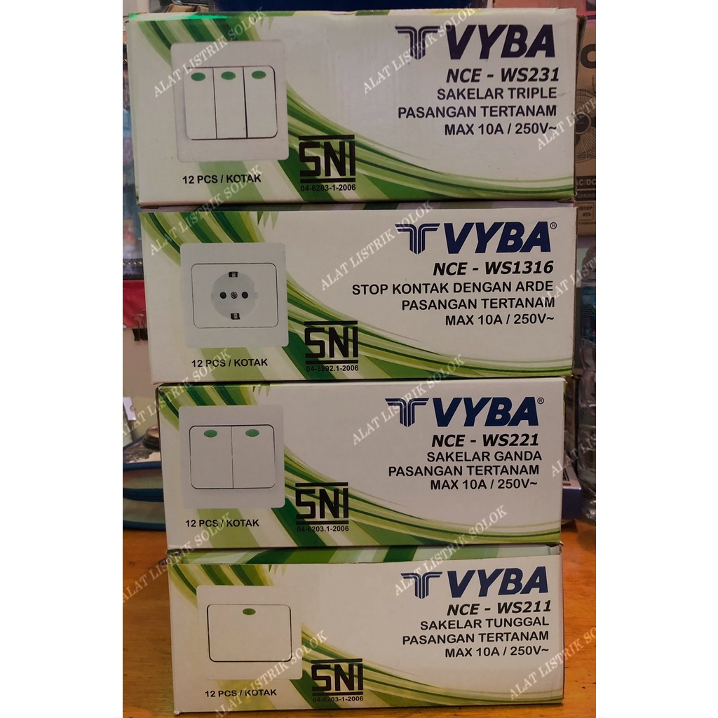 Sakelar dan Stop kontak VYBA