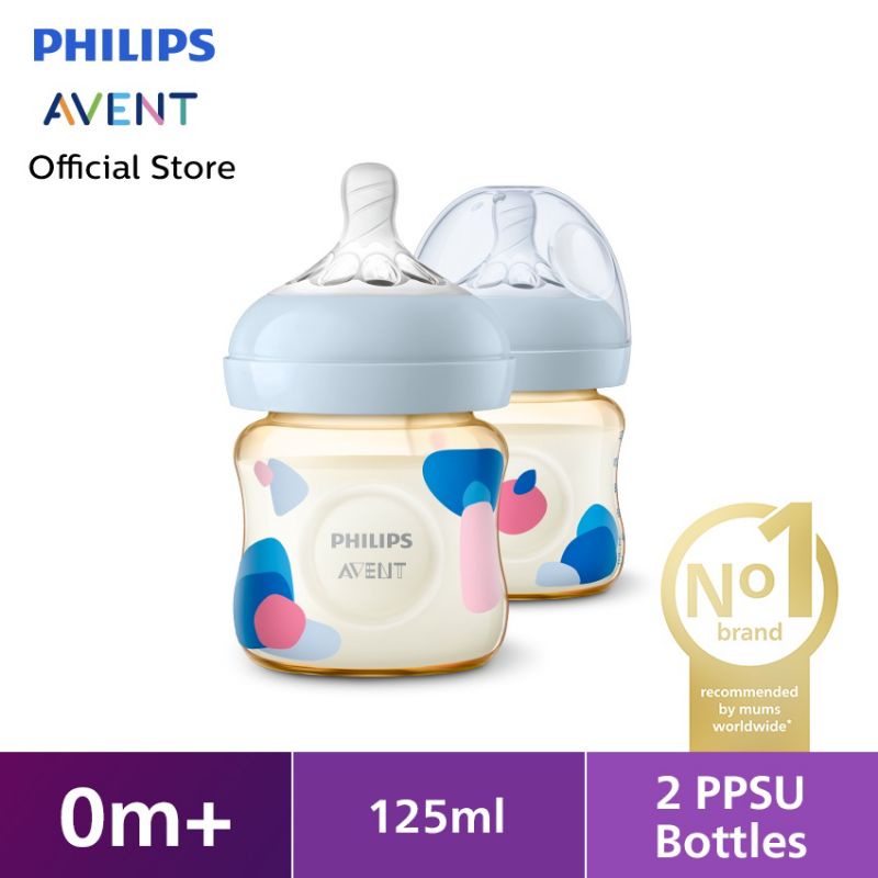 Avent Philips Bottle Natural PPSU, Botol Susu Premium Single Twin 125ml 260ml Scf581/10 SCF582/20