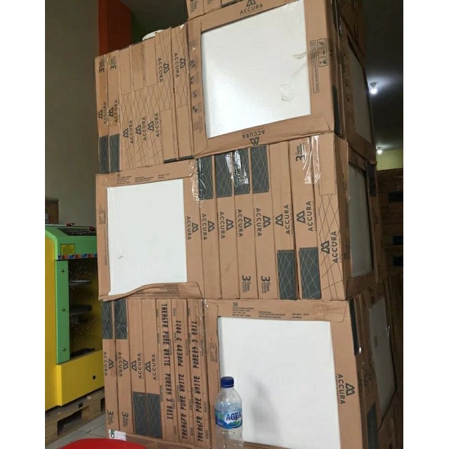 Keramik 40x40 Pure White Putih Polos 40x40 Mulia Accura