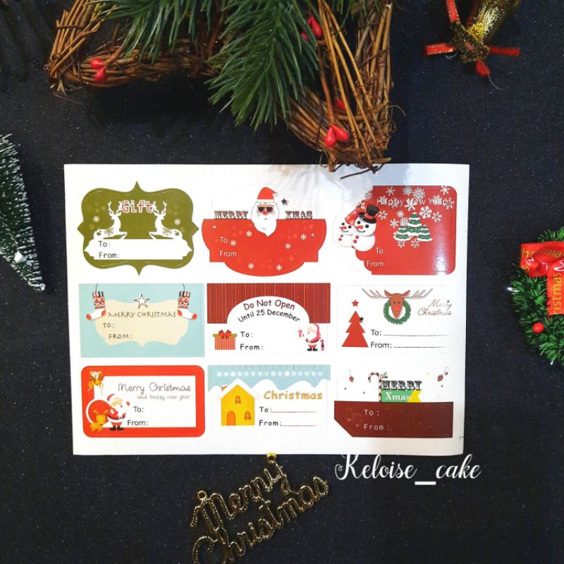 

STIKER MERRY CHRISTMAS/NATAL ( isi 5PCS/@3.000)