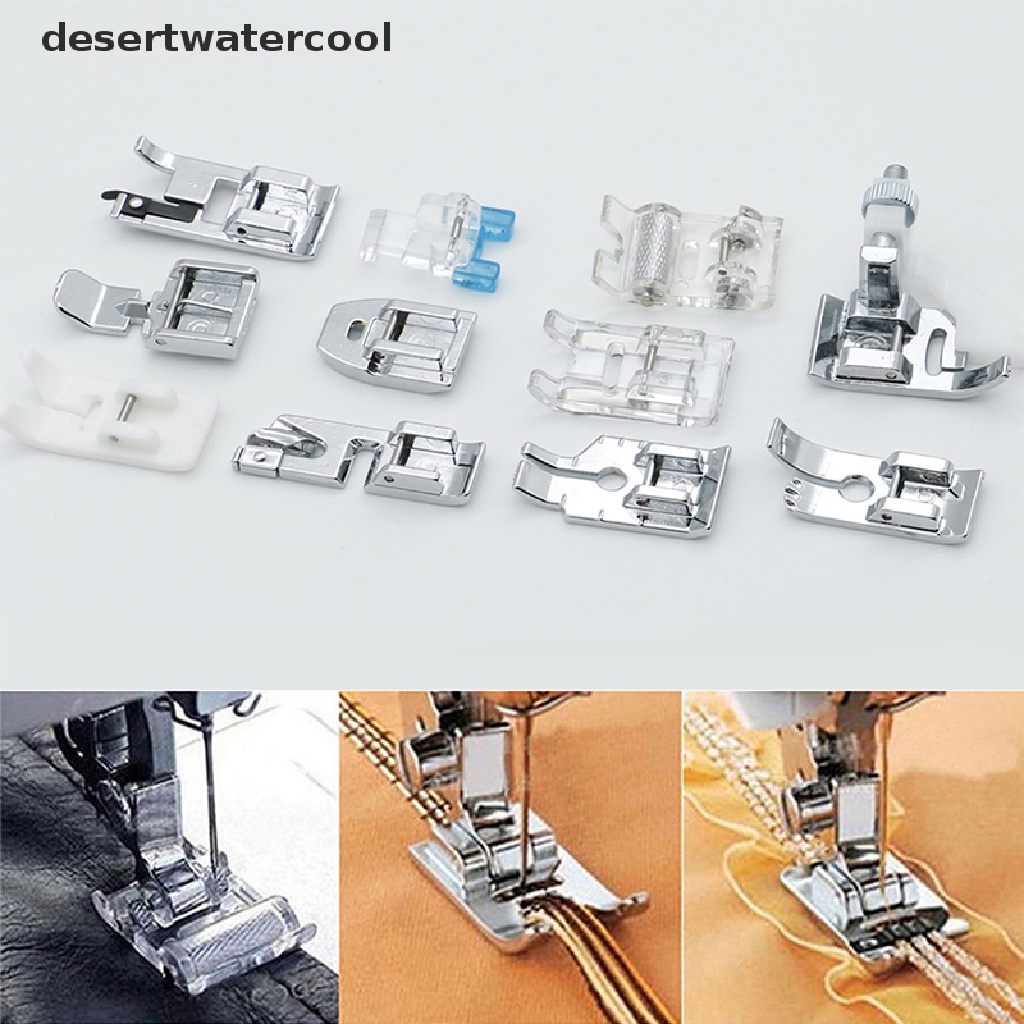 DEID 11pcs Multi Function Presser Foot Domestic Sewing Machine Feet Accessories Set Martijn