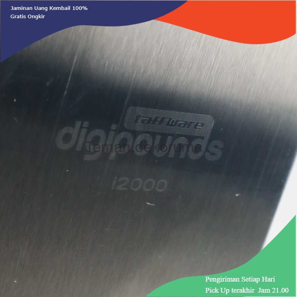 TD - PR Taffware Digipounds Timbangan Dapur Digital 1kg Akurasi 0.1g - i2000