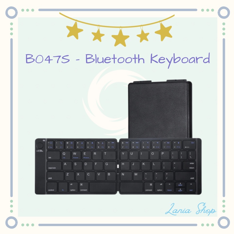 B047S - Universal Folding Portable Bluetooth Keyboard Portable