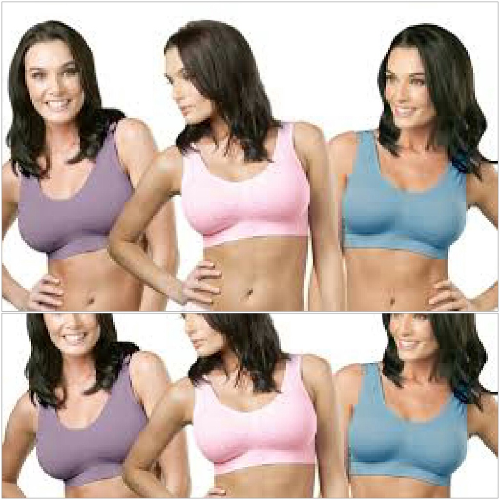 Genie Bra Set Warna Pastel