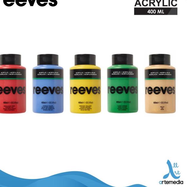 

Cat Akrilik Reeves Artists 400ml Acrylic Color Paint - BRILLIANT RED