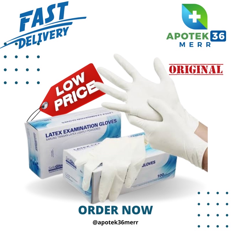 SARUNG TANGAN HAND LATEX GLOVES HANDSCOON