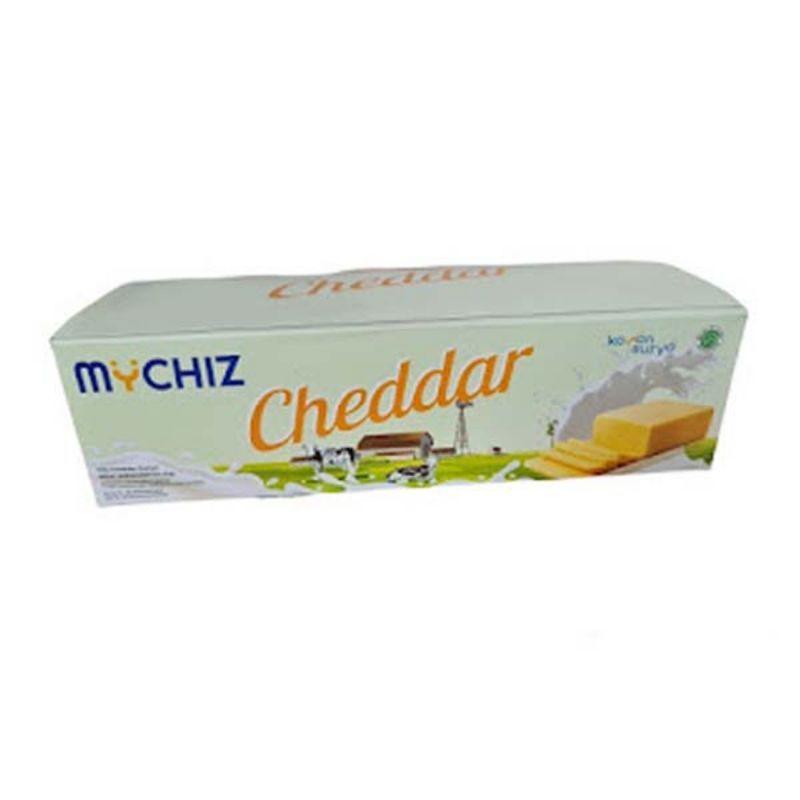 1 KARTON keju mychiz CHEDDAR 2 kg x 8