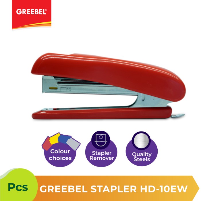 Jepretan Kertas Steples Stepler Stapler Greebel HD-10EW isi 10-1M