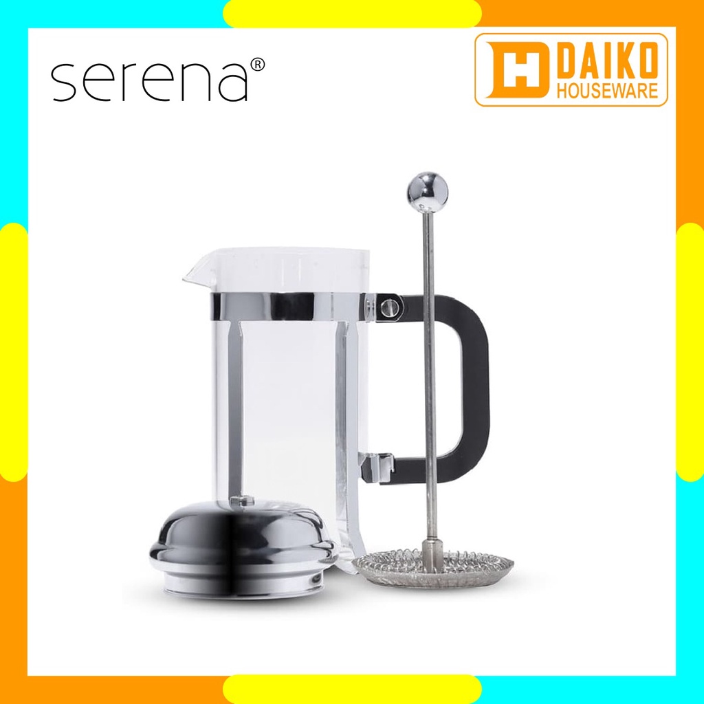 French Press Serena Vienna 350ml Borosilicate Coffee Maker Stainless