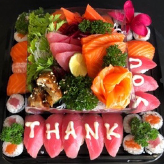 

NIgiri Sashimi Salmon Tuna and Unagi Fresh