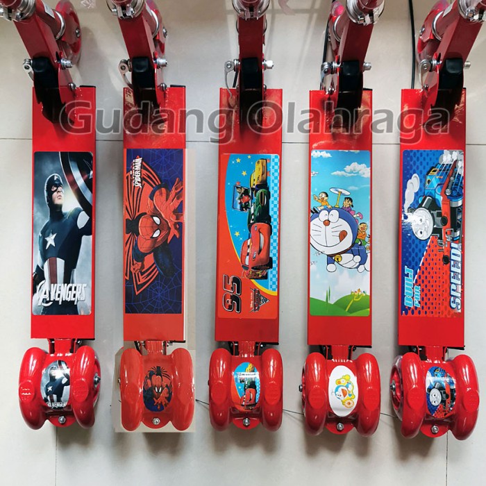 SCOOTER / OTOPED / SKUTER ANAK RODA 3 KARAKTER / SCOOTER / OTOPED / SKUTER EKSLUSIF