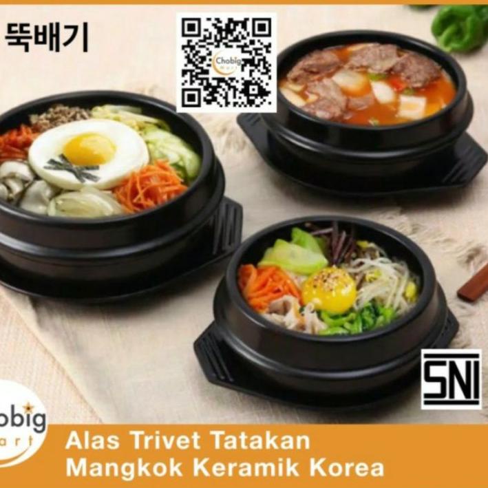 ㅻ Alas Tatakan Plastik Panci Mangkok Korea Ttukbaegi Bibimbap シ