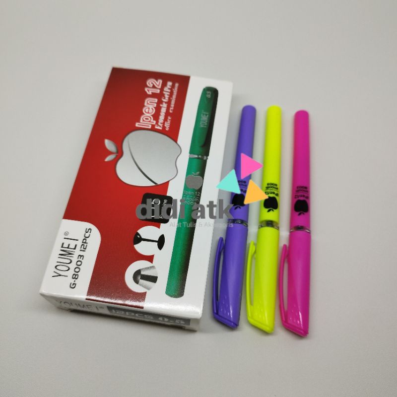 

Pulpen Gel Ipen G-8003 1 Pak (12 Pcs)