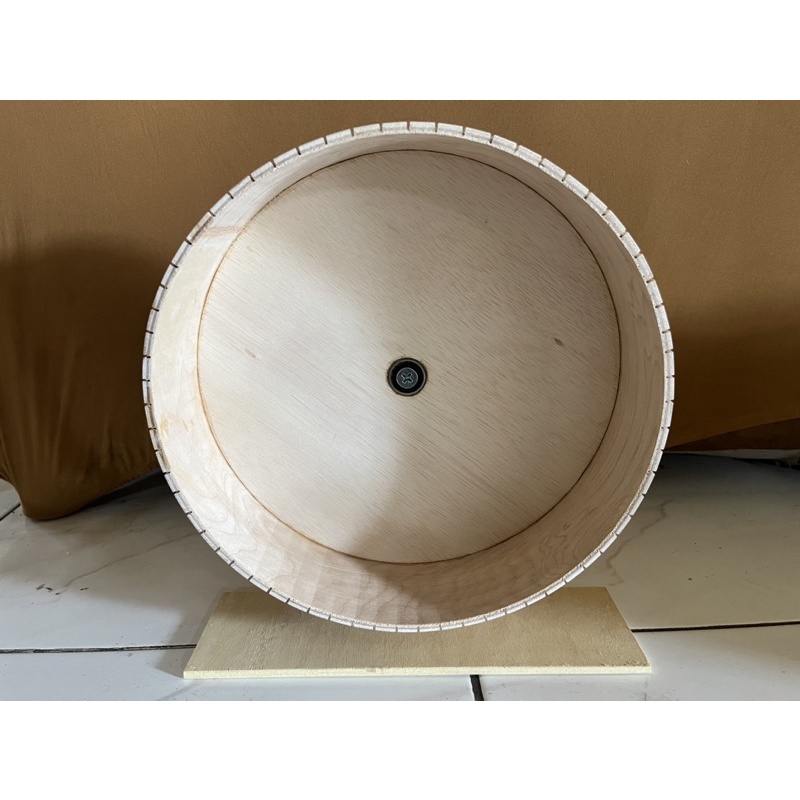 jogging wheel roda putar mainan hamster sugar glider tupai landak mini kayu silent wheel d 30cm