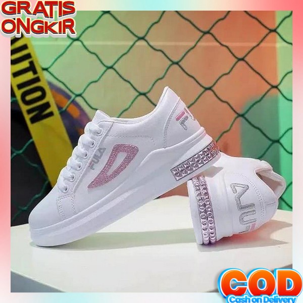 Sneakers Wanita Murah Sepatu Srs Wanita Kekinian Sneakers Tanpa Tali Kanvas Sapatu Harian Sneaker Ke