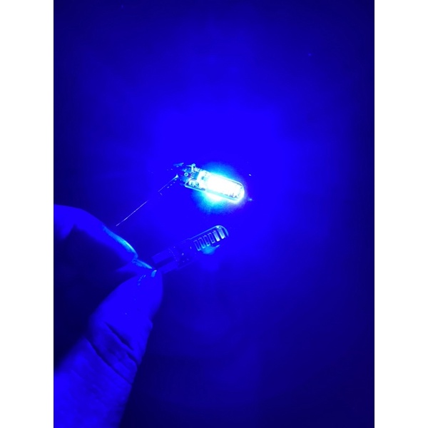 Lampu Senja Led 3 Warna T10 Sen Sein Kota Kedip 12 Volt RGB Flash Jelly Motor 1set/2 pc