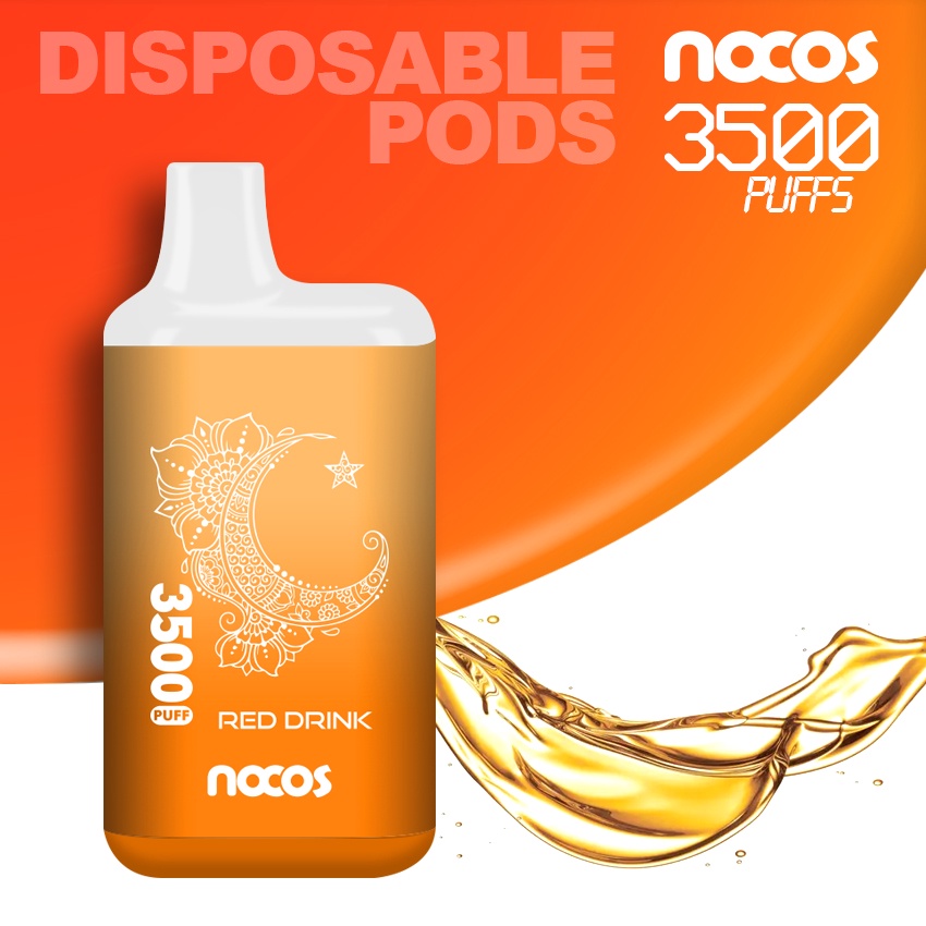 NOCOS 3500Puffs Disposable Pods Vapee sekali pakai 650mAh Charge Pod