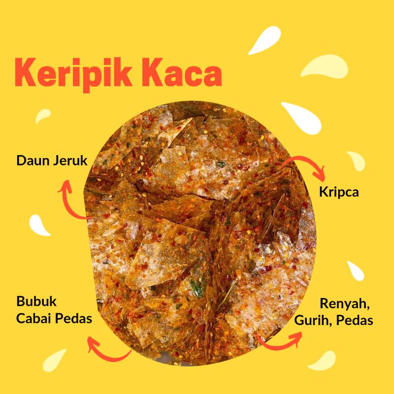 

KRIPCA/ KERIPIK KACA 100 Gram