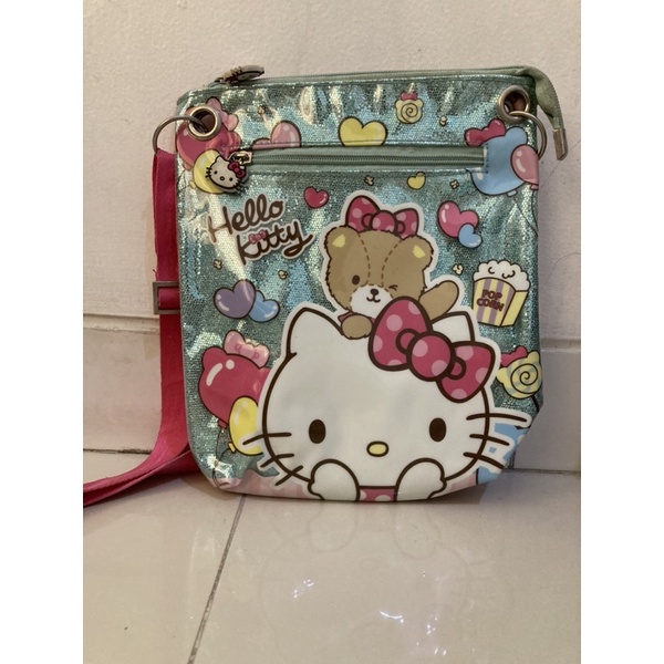 Preloved Adinata Sanrio Hello Kitty Glitter Bag|Tas Anak Hello Kitty Glitter ✨