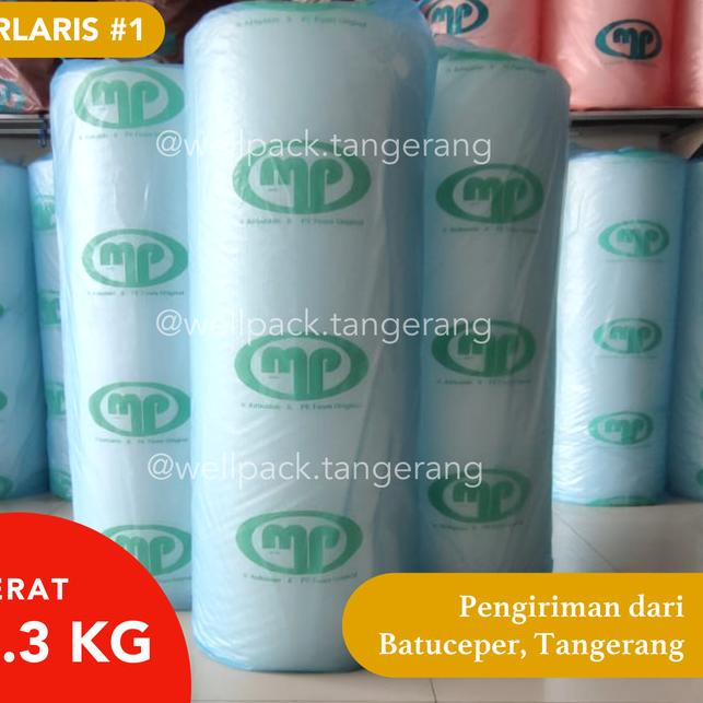 

Bubble Wrap Roll MULIAPACK Hitam & Bening 125cm X 50m PREMIUM - Hitam 3KG