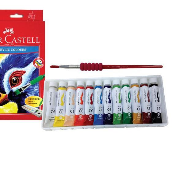 

Cat Air Akrilik Faber Castell 12